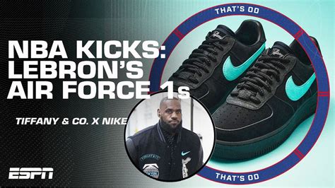 NBA Kicks LeBron James Debuts New Tiffany Co X Nike Air Force 1s