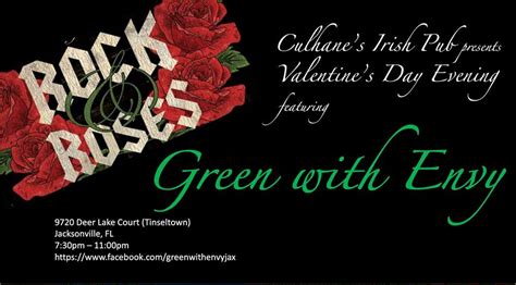 Green with Envy Band on Valentine's Day, Jacksonville FL - Feb 14, 2020 - 7:30 PM