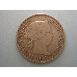 1868 Isabel Ii 40 Cent De Escudo Madrid