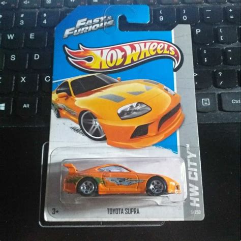 Jual Hot Wheels Fast Furious Toyota Supra Oranye Reguler Not Mint Shopee Indonesia