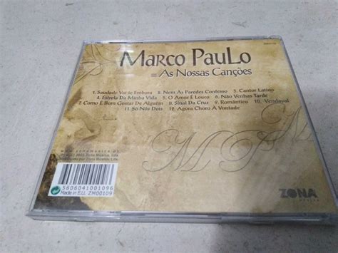 Cd Marco Paulo As Nossas Can Es Moscavide E Portela Olx Portugal