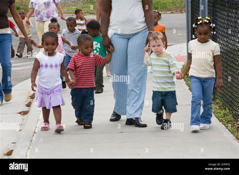Early Headstart Child Care Program Stock Photo Alamy