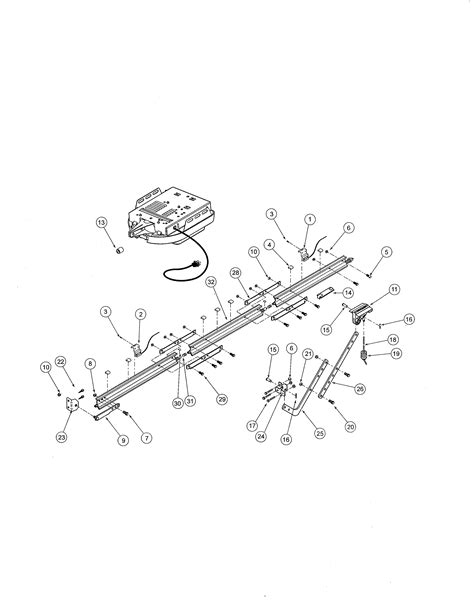 Genie Garage Door Opener Parts Diagram