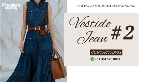 Vestido Jeans Isabel Villag Mez Youtube