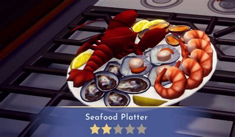 How To Make A Seafood Platter In Disney Dreamlight Valley Seafood