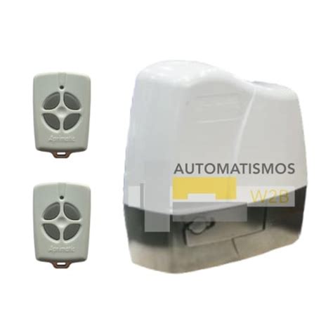 Kit Motor Aprimatic Onda Para Puertas Correderas De Hasta Kg