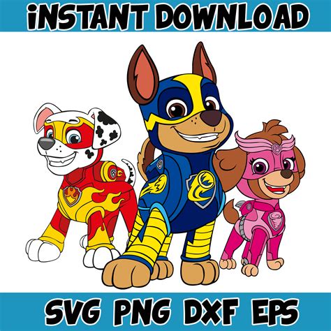 Paw Patrol Svg Paw Patrol Paw Patrol Birthday Svg Paw Pat Inspire Uplift