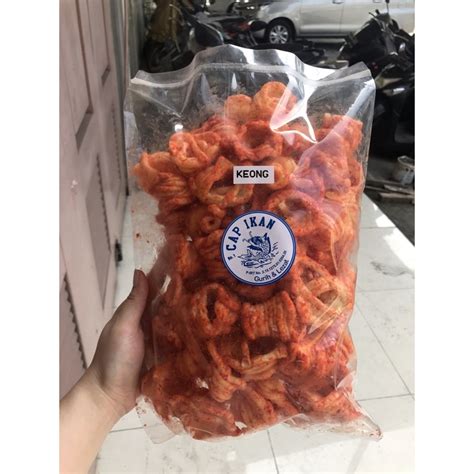 Jual Kerupuk Keong Gram Kerupuk Keong Pedas Kerupuk Cap Ikan