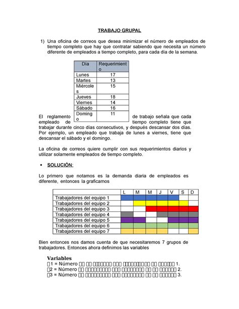 Ejercicio De Inv Operativa TRABAJO GRUPAL Una Oficina De Correos Que