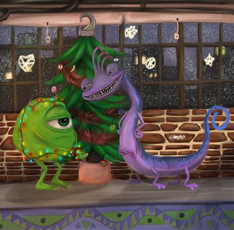 Randall Boggs X Mike Wazowski Love Monster Inc By Likaorty On Deviantart