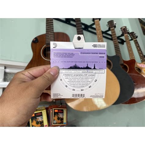 Dây đàn guitar acoustic D'addario | Shopee Việt Nam