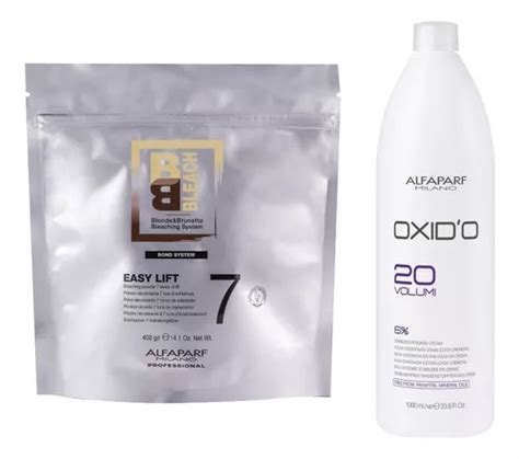 Kit Alfaparf Decolorante 7 Tonos Easy Lift 400g Peróxido 1l Envío gratis