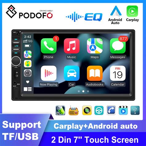 Podofo Reproductor Multimedia Universal Para Coche Radio Est Reo Din