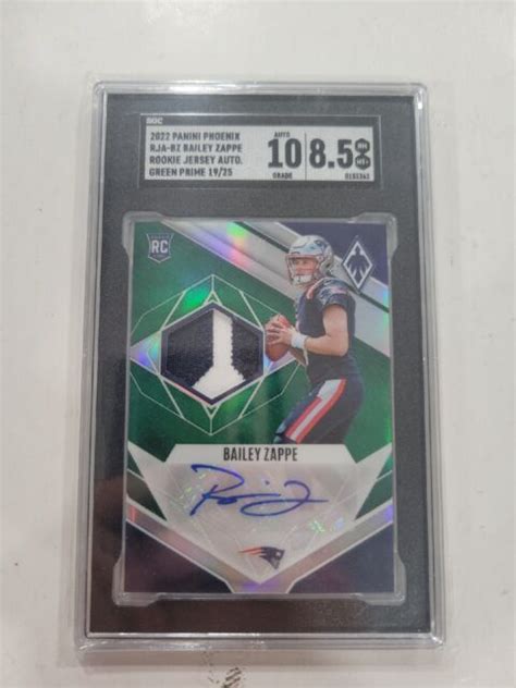 2022 Panini Phoenix RPS Rookie Auto Jersey Green Prime RJA BZ Bailey