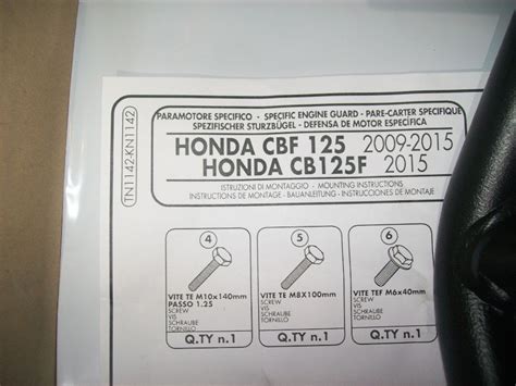 TN1142 CB125F 15 20 I CBF125 09 14 HONDA GIVI Gmole CB 125 CBF