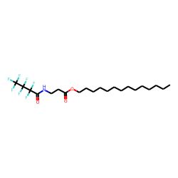 Beta Alanine N Heptafluorobutyryl Tetradecyl Ester Chemical