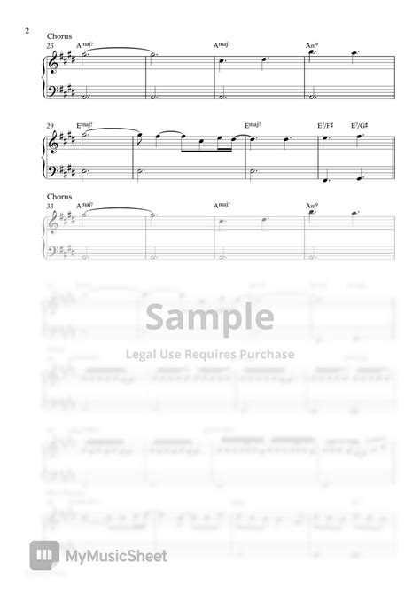 Jvke Golden Hour Easy Piano Sheet Hoja By Pianella Piano