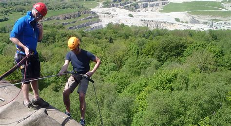 Group Abseiling Experience - Dolomite Training Group Abseiling