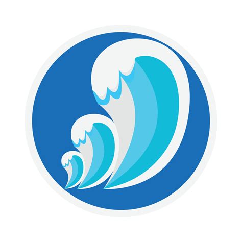 sea wave illustration 35947733 Vector Art at Vecteezy