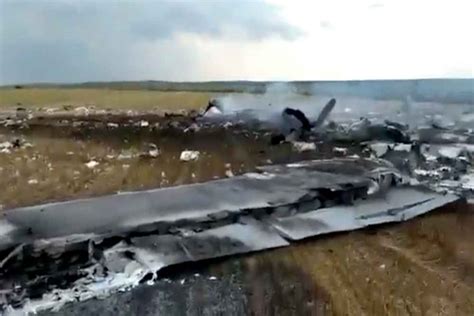 Kondisi Pesawat Rusia Ilyushin Il-22M setelah Ditembak Tentara Bayaran ...