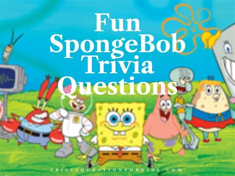 Hundreds of Fun SpongeBob Trivia Questions & Answers