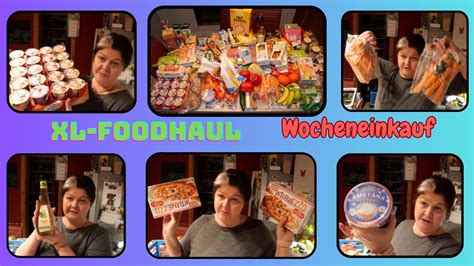 XL Foodhaul Wocheneinkauf für Großfamilie Aldi Lidl Edeka YouTube