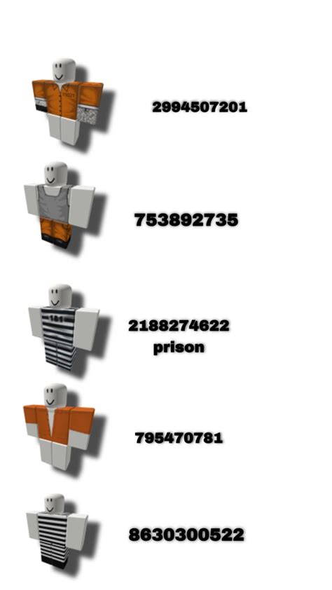 Prisoner Codes Nel 2023 Roblox