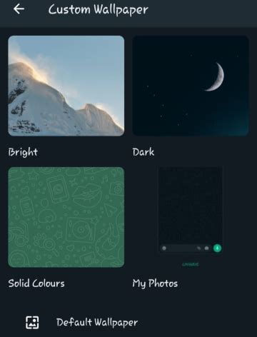 Whatsapp How To Customize Wallpapers For Specific Chats