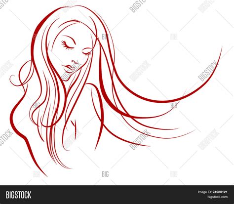 Vector Y Foto Silueta Femenina Prueba Gratis Bigstock