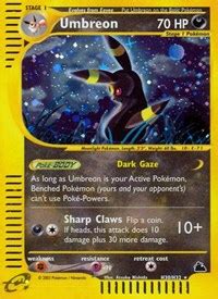 Umbreon Skyridge Holo Japanese 1st Edition SWIRL Umbreon H30