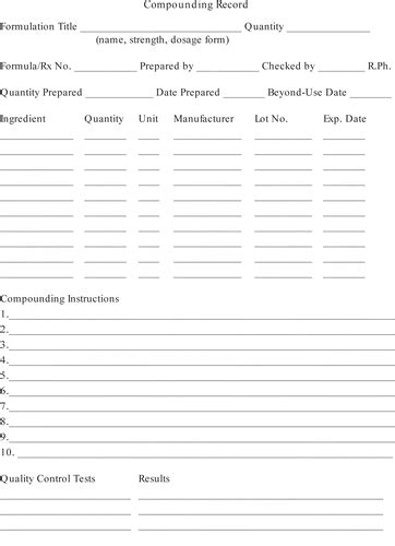 Pharmacy Compounding Recipe Book Dandk Organizer