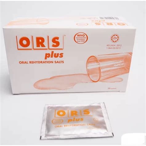 Oral Rehydration Salts Ors Plus Orange Flavour Sachet Per Box