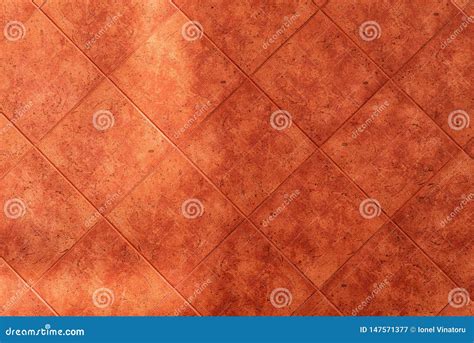 Background Details Of Red Tile Floor Tiles Stock Image Image Of