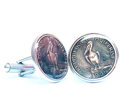 San Marino Coin Cufflinks Two Lire Pelican Mm Etsy Australia