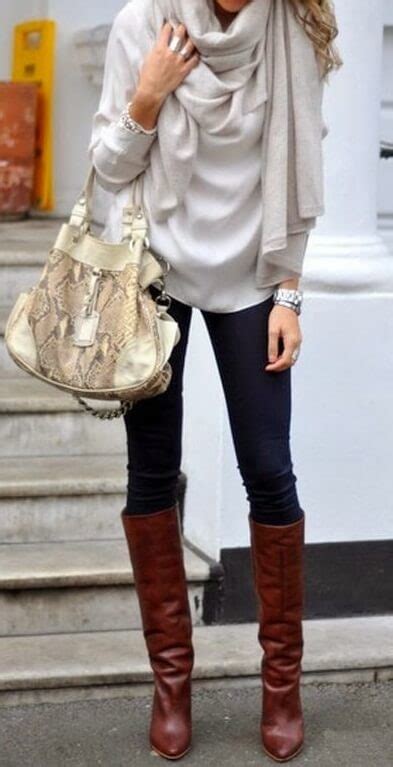 25 Outfits With Brown Boots How To Wear Boots The Right Way BelleTag