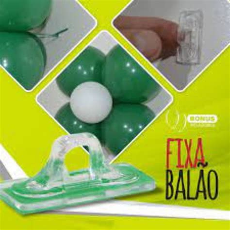 Fixa Balão Prender Arco De Balões Na Parede 2 Unidadesmimo Festas