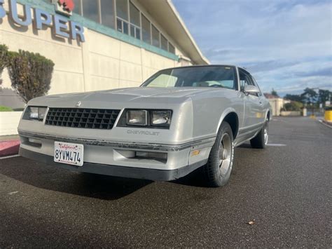 1988 Chevrolet Monte Carlo Grey RWD Automatic SS For Sale