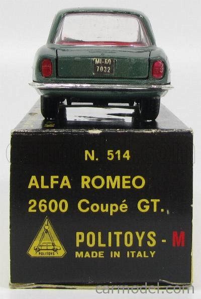 POLITOYS POLISTIL POLMS514 Scale 1 43 ALFA ROMEO 2600 SPRINT BERTONE