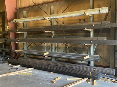 Heavy Duty Cantilever Steel Bar Tubing And Pipe Storage Racks