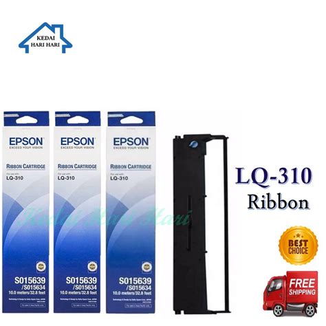 Epson LQ 310 Ribbon Cartridge S015639 S015634 LQ310 Ink Cartridge For