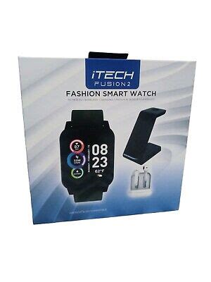 Itech Fusion Fashion Smart Watch With Wireless Earbuds And Charging