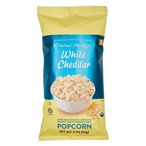 Central Market White Cheddar Popcorn Shop Popcorn At H E B