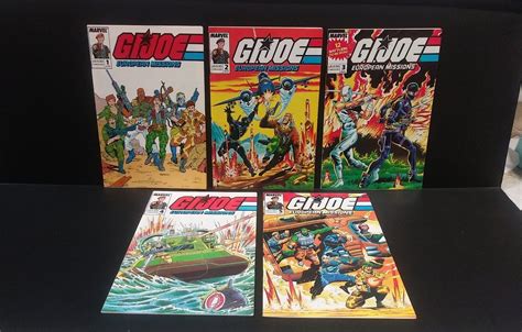 Gi Joe European Missions X Marvel Comics Lot Ebay