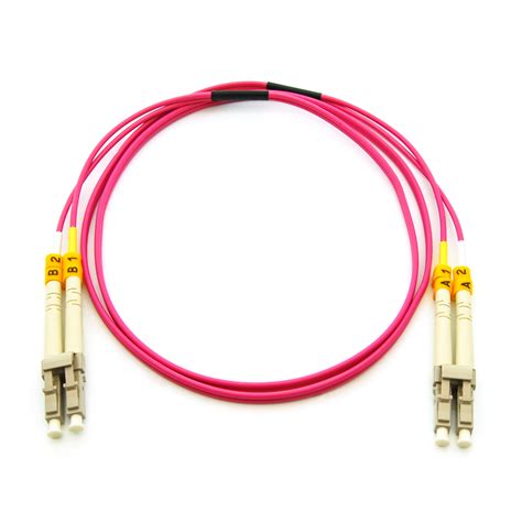 1m Lc Upc Lc Upc Om4 Multimode Duplex Erika Violet Fiber Optic Patch Cable Bestlink Netware