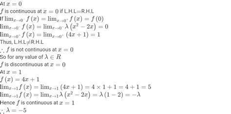 For What Value Of Lambda Is The Function Defined By F X Lambda X 2