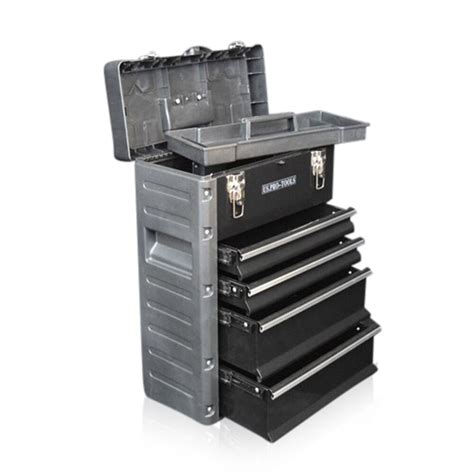 320 Us Pro Tools Black Mobile Roller Chest Trolley Cart Storage Cabinet