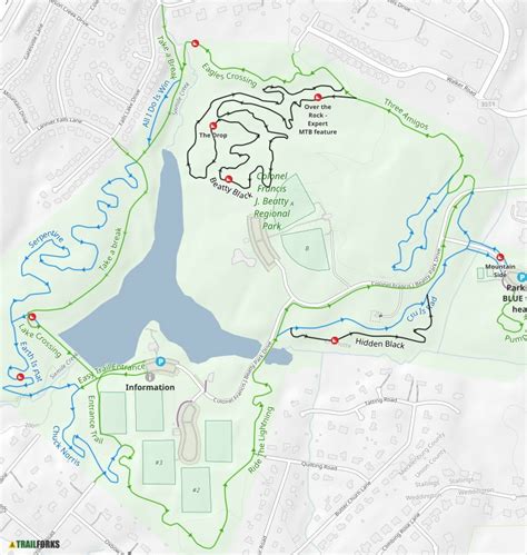 Colonel Francis J Beatty Community Park Charlotte Mountain Biking