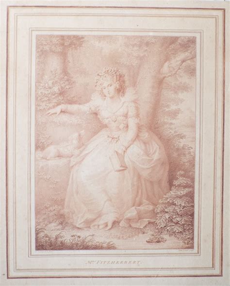 Antique Prints Portraits Of Maria Fitzherbert