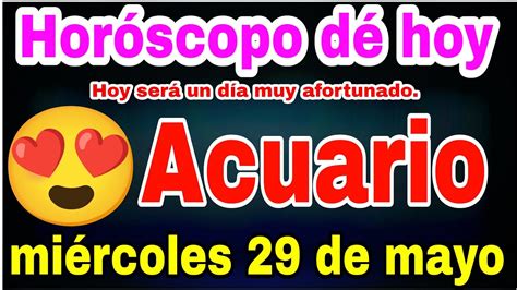 Horoscopo De Hoy Acuario Hor Scopo Diario Acuario De Mayo De