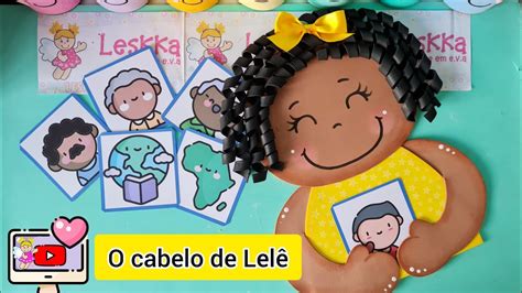 DIY RECURSO PEDAGÓGICO LUVA O CABELO DE LELÊ YouTube